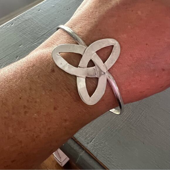 Sterling Silver Cuff Bracelet Artist Made - Picture 1 of 6